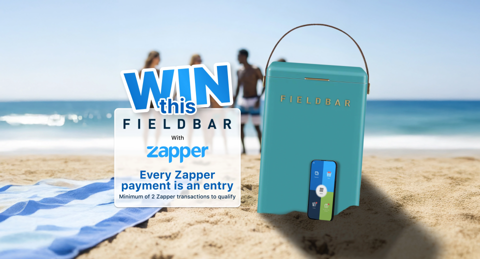 Pay with Zapper, stand a chance to win a Fieldbar cooler